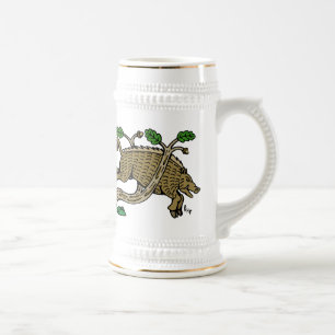 Caneca De Cerveja Medeval Boar Hunt