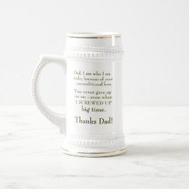 Caneca De Cerveja Melhor Pai de Tipografia no Mundo