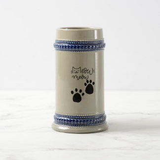 Caneca De Cerveja MEOW MEOW CAT LOVERS DESIGN #CatLady #FelineFashio