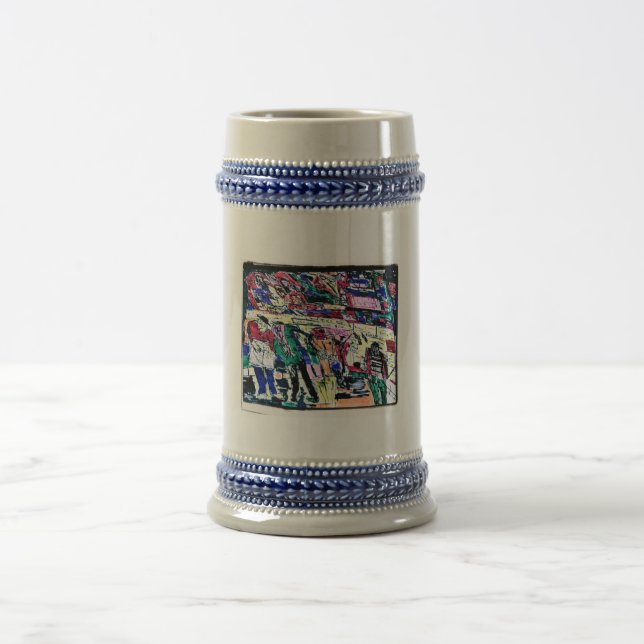 Caneca De Cerveja mercado de ações monstros (Centro)