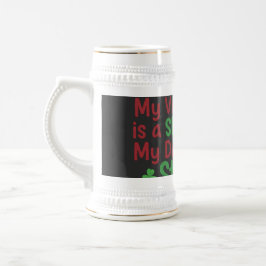 Caneca De Cerveja Meu Dia dos Namorados é um Trevo de Três Folhas Di