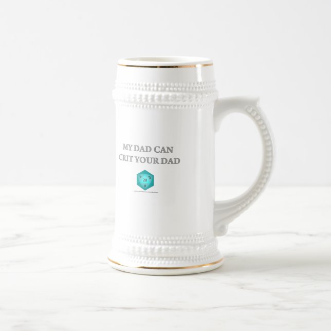 Caneca De Cerveja Meu pai pode Crit seu pai (Direita)