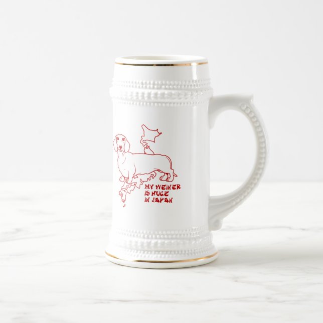 Caneca De Cerveja meu weiner é enorme em japão (Direita)