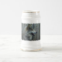 Caneca de cerveja mexicana da cerveja do lobo