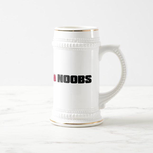 Caneca De Cerveja mim noobs (do saquinho de chá) (Direita)