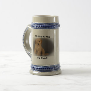 Caneca De Cerveja Minha Mugela É Minha Amiga.