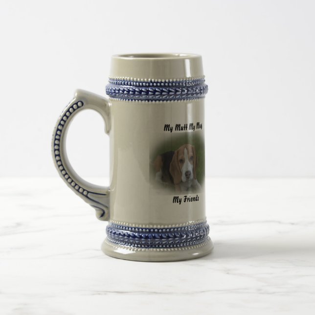 Caneca De Cerveja Minha Mugela É Minha Amiga. (Esquerda)