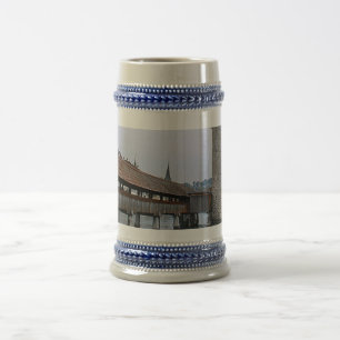 Caneca De Cerveja Mmoa a ponte, ponte de madeira medieval, lucerna
