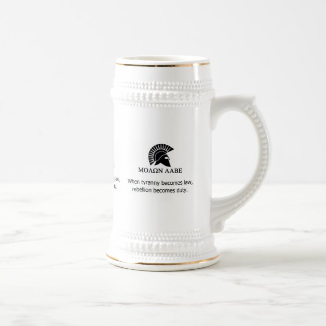 CANECA DE CERVEJA MOLON LABE (Direita)