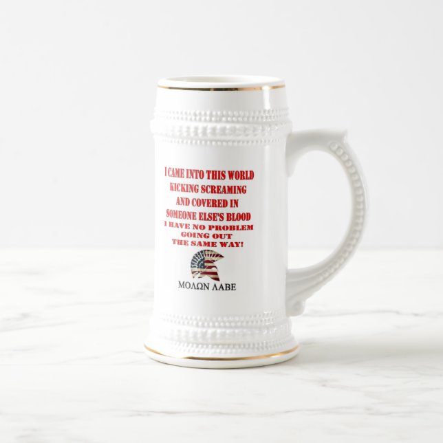 CANECA DE CERVEJA MOLON LABE (Direita)