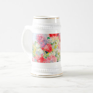 Caneca De Cerveja Monet Peonies