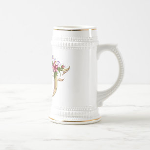 Caneca De Cerveja Monograma F Gift Mug