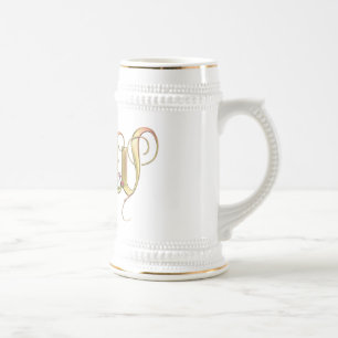 Caneca De Cerveja Monograma W Gift Mug