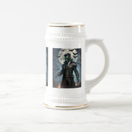 Caneca De Cerveja Monstro de Frankenstein Steampunk do Halloween