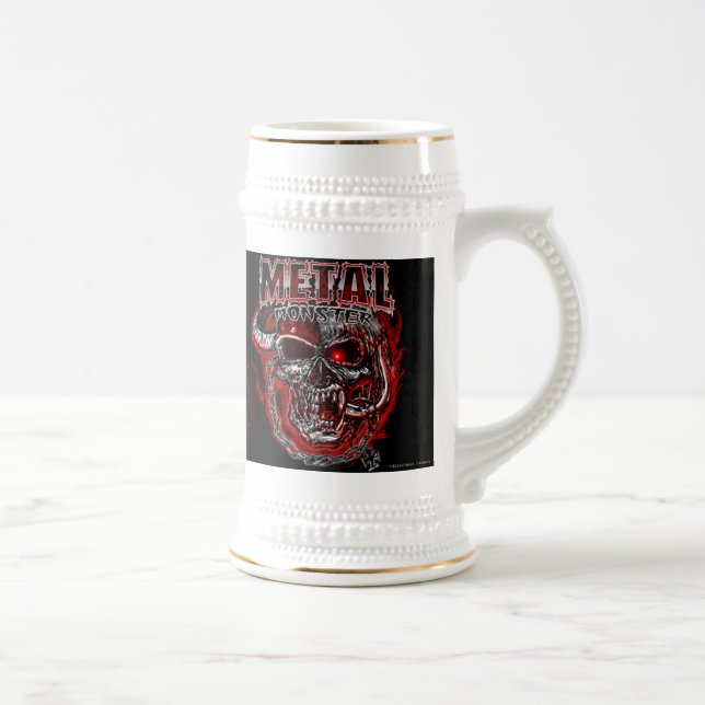 Caneca De Cerveja Monstro de Metal Pesado (Direita)
