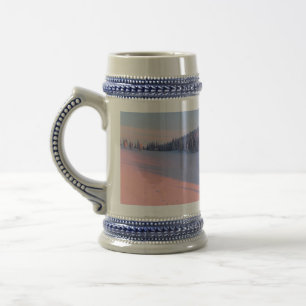 Caneca De Cerveja Montanhas Snowy