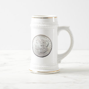 CANECA DE CERVEJA MORGAN SILVER DOLLAR