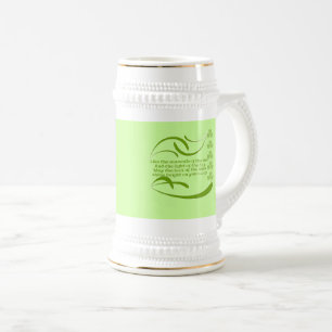 Caneca De Cerveja Mudar cor do fundo - Bênção Irlandesa