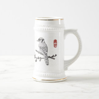 Caneca De Cerveja Mug_Bird_Blue Jay