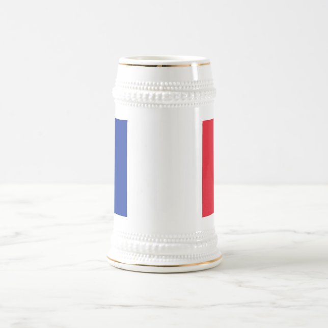 Caneca De Cerveja Mug com bandeira da França (Centro)