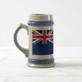 Caneca De Cerveja Mug com bandeira da Nova Zelândia