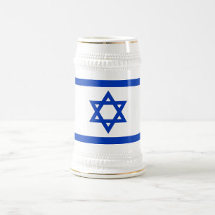 Caneca De Cerveja Mug com bandeira de Israel