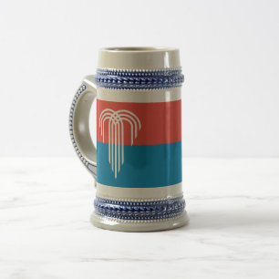 Caneca de cerveja Mug com Bandeira de Kansas City,