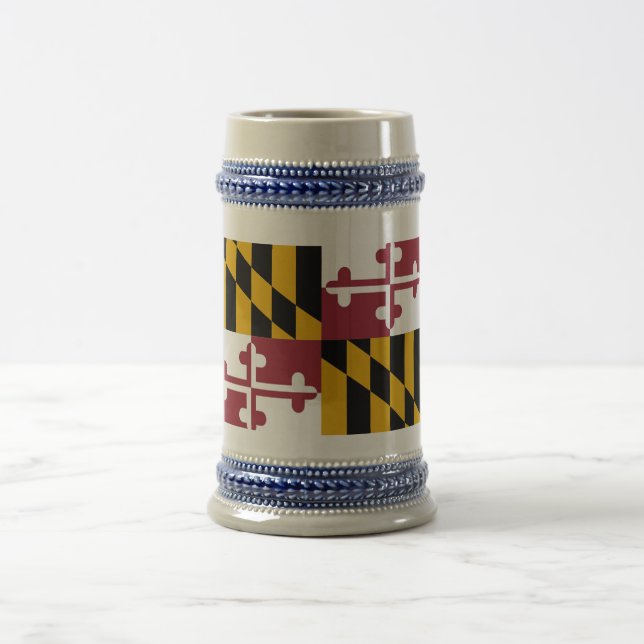 Caneca De Cerveja Mug com Bandeira do Estado de Maryland - EUA (Centro)