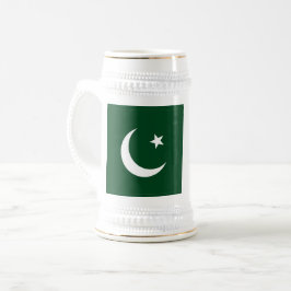 Caneca De Cerveja Mug com bandeira do Paquistão