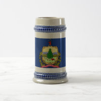Mug com pavilhão do Estado de Vermont - EUA