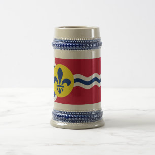 Caneca de cerveja Mug com Sinalizador de Rua. Loui