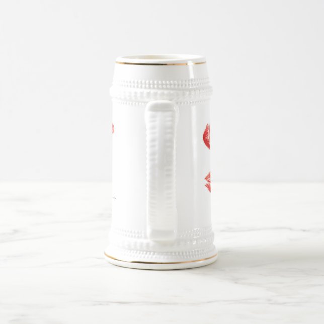 Caneca De Cerveja Mug de beijo e amor (Alça)