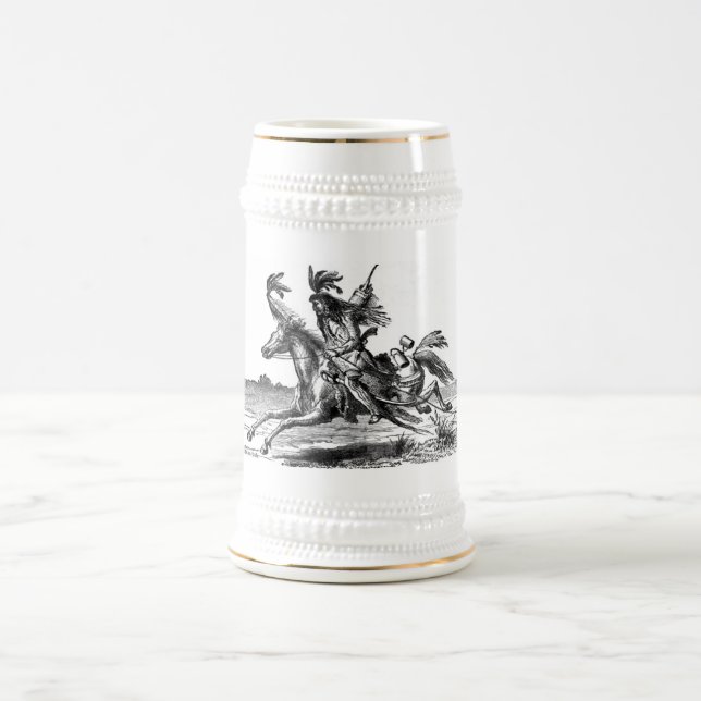 Caneca De Cerveja Mug de cavalo índio (Centro)