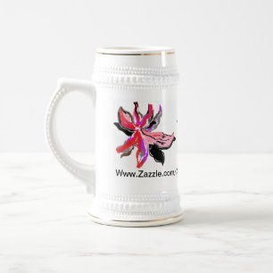 Caneca De Cerveja Mug: Flor da Irmã Vermelha Havaiana