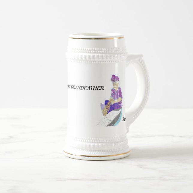 Caneca De Cerveja Mug: Grande Avô (Frente Esquerda)