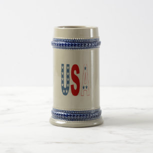 Caneca De Cerveja Mug USA