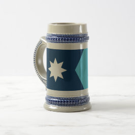 Caneca De Cerveja Mug with Flag of Minnesota, USA