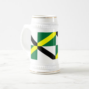 Caneca De Cerveja Mug with Flag of Monterey, Califórnia