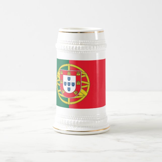 Caneca De Cerveja Mug with Flag of Portugal (Centro)