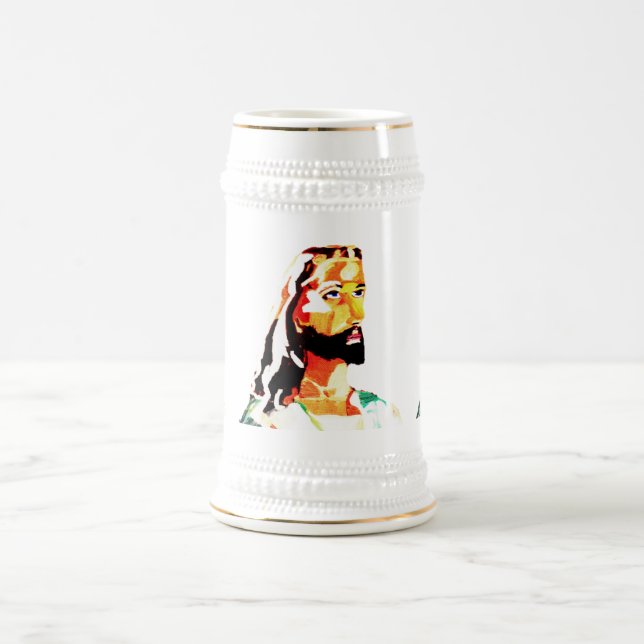 CANECA DE CERVEJA MÚLTIPLAS IMAGENS JESUS (Centro)