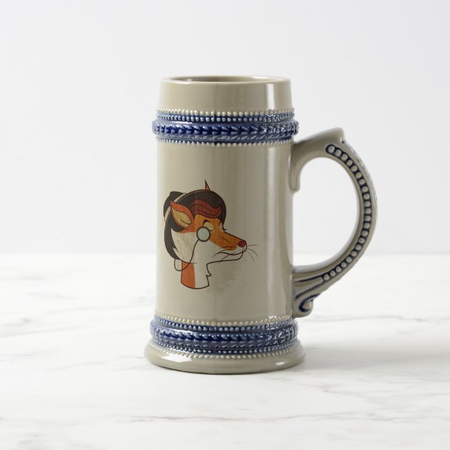 Caneca de cerveja na moda Hipster Fox Beer (Direita)