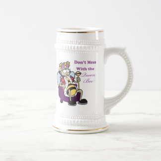 Caneca De Cerveja não mexa com abelha rainha