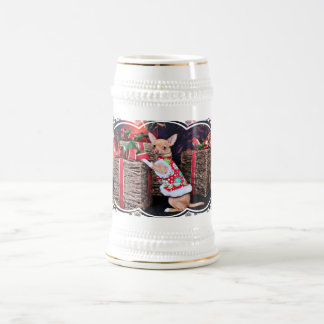 Caneca De Cerveja Natal - chihuahua - Matty