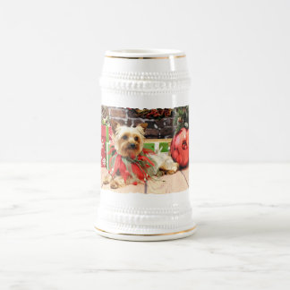 Caneca De Cerveja Natal - Yorkie - Kinsey