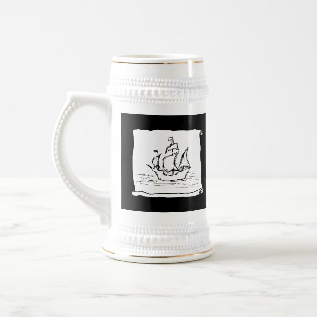 Caneca De Cerveja Nave Pirata. (Esquerda)