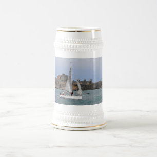Caneca De Cerveja Navegação no porto de Helier Rua