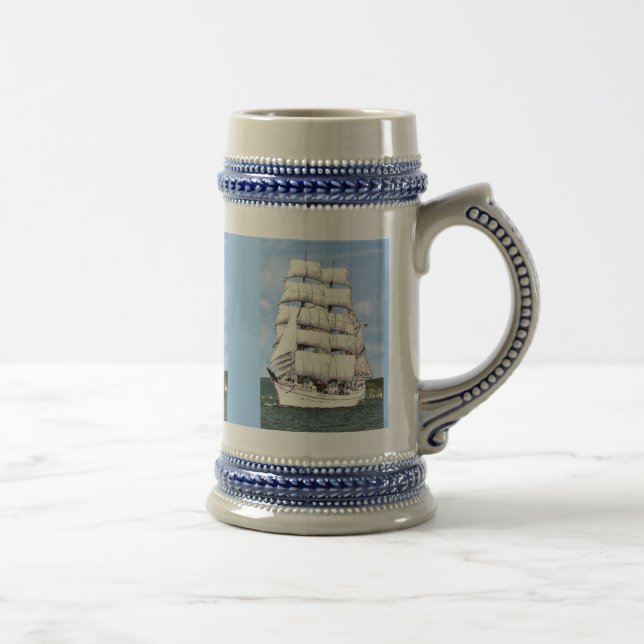 Caneca De Cerveja Navio alto - rigger quadrado (Direita)