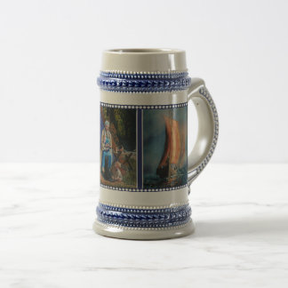 Caneca De Cerveja Navio de Viagem que navega no mar, na mulher e nas
