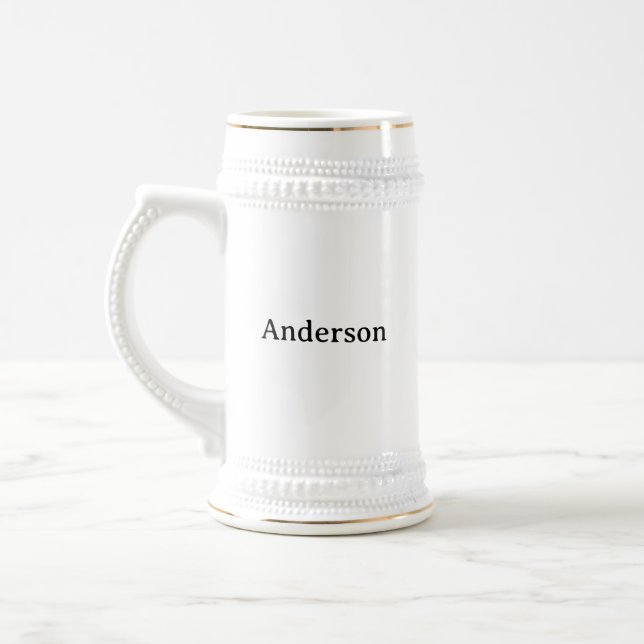 Caneca De Cerveja Negócios Profissionais Simples (Esquerda)