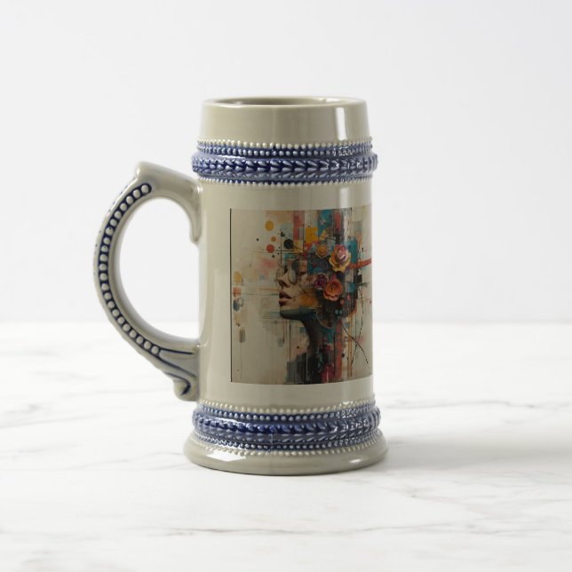 CANECA DE CERVEJA NEON ROSE (Esquerda)